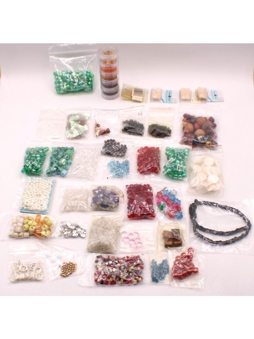 Huge Jewelry Making Beads Lot Seed Bugle Glass Shell Sequins Stacking Container